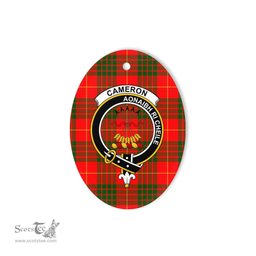 Cameron Scottish Clan Plaid Ornament Gift. Christmas Tree Ornament Cameron Clan Tartan Ornament,  ceramic ornament, personalized christmas ornaments, christmas tree ornaments, christmas door decorations, Plaid Ornament, Tartan Ceramic Ornament