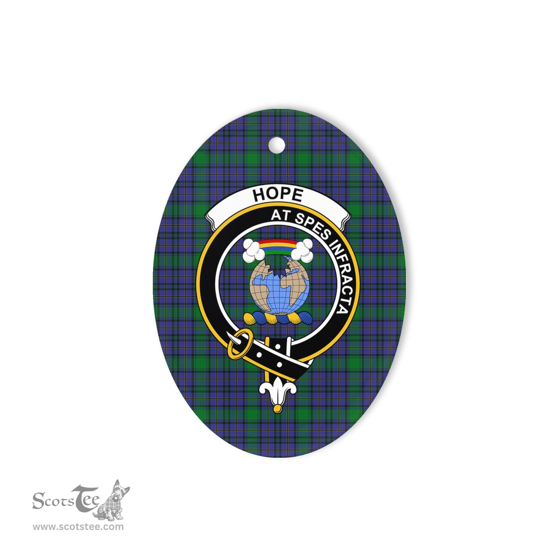 Hope Scottish Clan Plaid Ornament Gift. Christmas Tree Ornament Hope Clan Tartan Ornament,  ceramic ornament, personalized christmas ornaments, christmas tree ornaments, christmas door decorations, Plaid Ornament, Tartan Ceramic Ornament