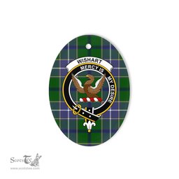 Wishart Scottish Clan Plaid Ornament Gift. Christmas Tree Ornament Wishart Clan Tartan Ornament,  ceramic ornament, personalized christmas ornaments, christmas tree ornaments, christmas door decorations, Plaid Ornament, Tartan Ceramic Ornament