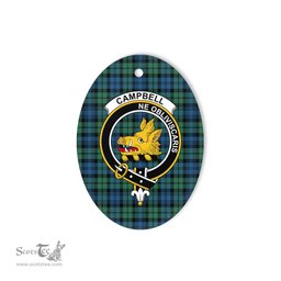Campbell Scottish Clan Plaid Ornament Gift. Christmas Tree Ornament Campbell Clan Tartan Ornament,  ceramic ornament, personalized christmas ornaments, christmas tree ornaments, christmas door decorations, Plaid Ornament, Tartan Ceramic Ornament