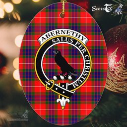 Abernethy Scottish Clan Plaid Ornament Gift. Christmas Tree Ornament Abernethy Clan Tartan Ornament,  ceramic ornament, personalized christmas ornaments, christmas tree ornaments, christmas door decorations, Plaid Ornament, Tartan Ceramic Ornament