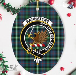 Bannatyne Scottish Clan Plaid Ornament Gift. Christmas Tree Ornament Bannatyne Clan Tartan Ornament,  ceramic ornament, personalized christmas ornaments, christmas tree ornaments, christmas door decorations, Plaid Ornament, Tartan Ceramic Ornament