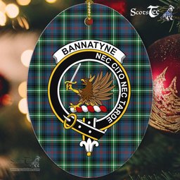 Bannatyne Scottish Clan Plaid Ornament Gift. Christmas Tree Ornament Bannatyne Clan Tartan Ornament,  ceramic ornament, personalized christmas ornaments, christmas tree ornaments, christmas door decorations, Plaid Ornament, Tartan Ceramic Ornament