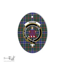 Ogilvie Scottish Clan Plaid Ornament Gift. Christmas Tree Ornament Ogilvie Clan Tartan Ornament,  ceramic ornament, personalized christmas ornaments, christmas tree ornaments, christmas door decorations, Plaid Ornament, Tartan Ceramic Ornament