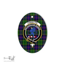 Forsyth Scottish Clan Plaid Ornament Gift. Christmas Tree Ornament Forsyth Clan Tartan Ornament,  ceramic ornament, personalized christmas ornaments, christmas tree ornaments, christmas door decorations, Plaid Ornament, Tartan Ceramic Ornament
