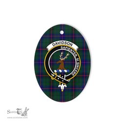 Davidson Scottish Clan Plaid Ornament Gift. Christmas Tree Ornament Davidson Clan Tartan Ornament,  ceramic ornament, personalized christmas ornaments, christmas tree ornaments, christmas door decorations, Plaid Ornament, Tartan Ceramic Ornament
