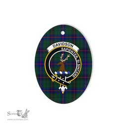 Davidson Scottish Clan Plaid Ornament Gift. Christmas Tree Ornament Davidson Clan Tartan Ornament,  ceramic ornament, personalized christmas ornaments, christmas tree ornaments, christmas door decorations, Plaid Ornament, Tartan Ceramic Ornament