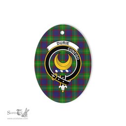 Durie Scottish Clan Plaid Ornament Gift. Christmas Tree Ornament Durie Clan Tartan Ornament,  ceramic ornament, personalized christmas ornaments, christmas tree ornaments, christmas door decorations, Plaid Ornament, Tartan Ceramic Ornament