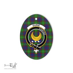 Durie Scottish Clan Plaid Ornament Gift. Christmas Tree Ornament Durie Clan Tartan Ornament,  ceramic ornament, personalized christmas ornaments, christmas tree ornaments, christmas door decorations, Plaid Ornament, Tartan Ceramic Ornament