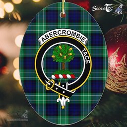 Abercrombie Scottish Clan Plaid Ornament Gift. Christmas Tree Ornament Abercrombie Clan Tartan Ornament,  ceramic ornament, personalized christmas ornaments, christmas tree ornaments, christmas door decorations, Plaid Ornament, Tartan Ceramic Ornament