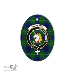 Oliphant Scottish Clan Plaid Ornament Gift. Christmas Tree Ornament Oliphant Clan Tartan Ornament,  ceramic ornament, personalized christmas ornaments, christmas tree ornaments, christmas door decorations, Plaid Ornament, Tartan Ceramic Ornament