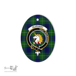 Oliphant Scottish Clan Plaid Ornament Gift. Christmas Tree Ornament Oliphant Clan Tartan Ornament,  ceramic ornament, personalized christmas ornaments, christmas tree ornaments, christmas door decorations, Plaid Ornament, Tartan Ceramic Ornament