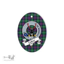 Calder Scottish Clan Badge Plaid Ornament Gift. Christmas Tree Ornament Calder Tartan Ornament,  ceramic ornament, personalized christmas ornaments, christmas tree ornaments, christmas door decorations, Plaid Ornament, Tartan Ceramic Ornament