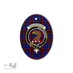 Wedderburn Scottish Clan Plaid Ornament Gift. Christmas Tree Ornament Wedderburn Clan Tartan Ornament,  ceramic ornament, personalized christmas ornaments, christmas tree ornaments, christmas door decorations, Plaid Ornament, Tartan Ceramic Ornament