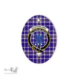 Ochterlony Scottish Clan Plaid Ornament Gift. Christmas Tree Ornament Ochterlony Clan Tartan Ornament,  ceramic ornament, personalized christmas ornaments, christmas tree ornaments, christmas door decorations, Plaid Ornament, Tartan Ceramic Ornament