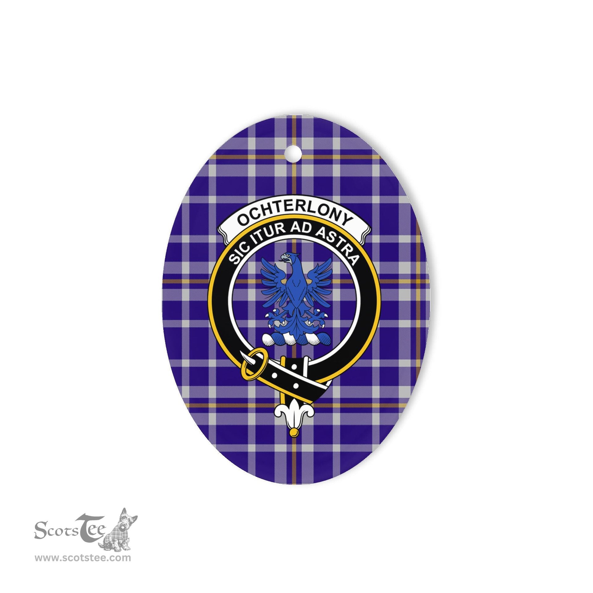 Ochterlony Scottish Clan Plaid Ornament Gift. Christmas Tree Ornament Ochterlony Clan Tartan Ornament,  ceramic ornament, personalized christmas ornaments, christmas tree ornaments, christmas door decorations, Plaid Ornament, Tartan Ceramic Ornament