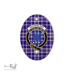 Ochterlony Scottish Clan Plaid Ornament Gift. Christmas Tree Ornament Ochterlony Clan Tartan Ornament,  ceramic ornament, personalized christmas ornaments, christmas tree ornaments, christmas door decorations, Plaid Ornament, Tartan Ceramic Ornament
