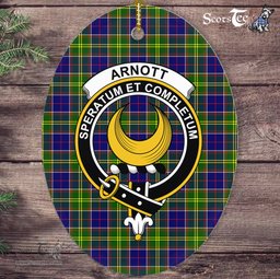 Arnott Scottish Clan Plaid Ornament Gift. Christmas Tree Ornament Arnott Clan Tartan Ornament,  ceramic ornament, personalized christmas ornaments, christmas tree ornaments, christmas door decorations, Plaid Ornament, Tartan Ceramic Ornament