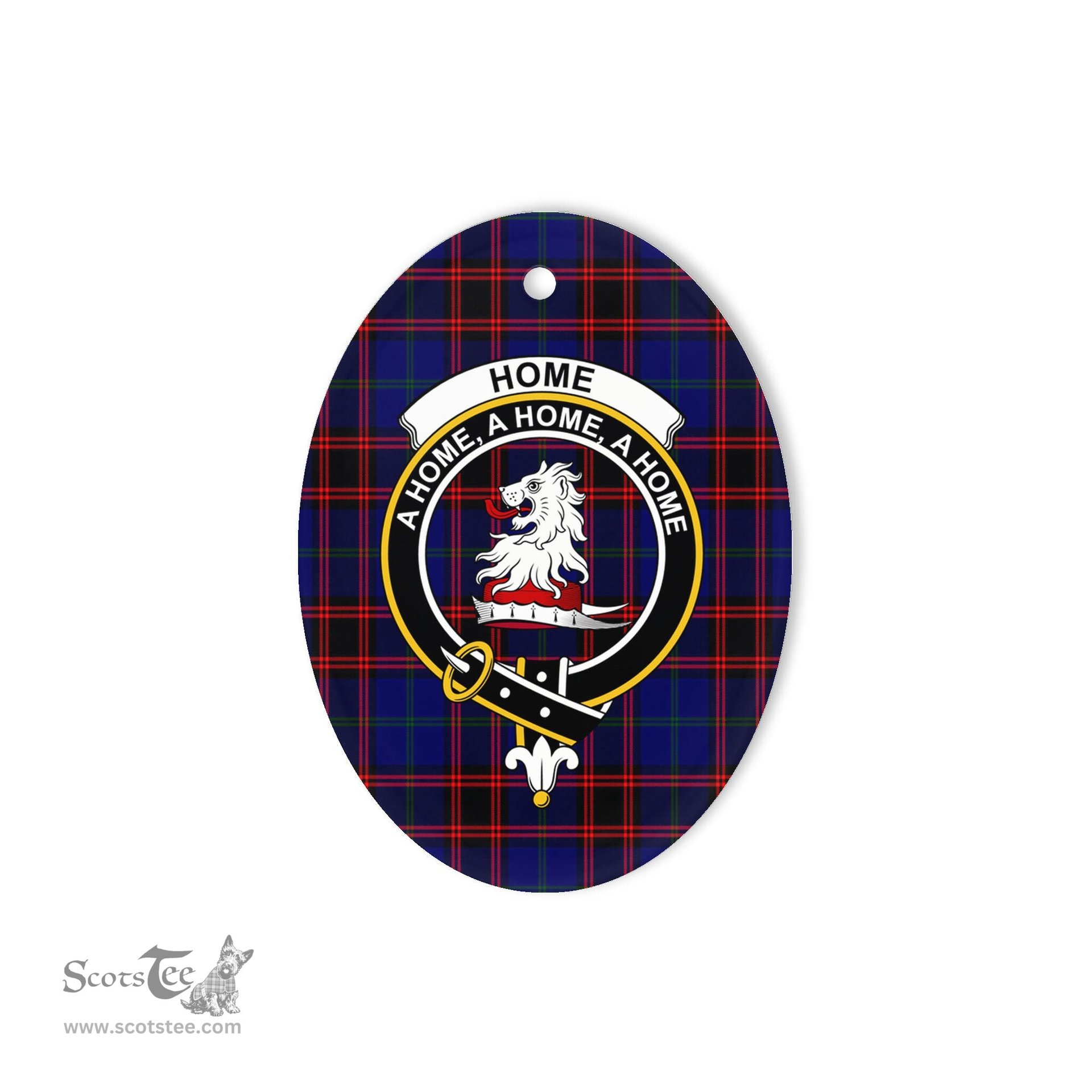 Home Scottish Clan Plaid Ornament Gift. Christmas Tree Ornament Home Clan Tartan Ornament,  ceramic ornament, personalized christmas ornaments, christmas tree ornaments, christmas door decorations, Plaid Ornament, Tartan Ceramic Ornament