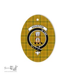 Houston Scottish Clan Plaid Ornament Gift. Christmas Tree Ornament Houston Clan Tartan Ornament,  ceramic ornament, personalized christmas ornaments, christmas tree ornaments, christmas door decorations, Plaid Ornament, Tartan Ceramic Ornament