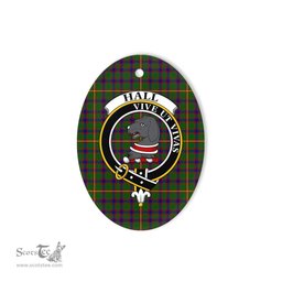 Hall Scottish Clan Plaid Ornament Gift. Christmas Tree Ornament Hall Clan Tartan Ornament,  ceramic ornament, personalized christmas ornaments, christmas tree ornaments, christmas door decorations, Plaid Ornament, Tartan Ceramic Ornament