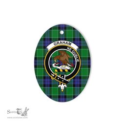Graham Scottish Clan Plaid Ornament Gift. Christmas Tree Ornament Graham Clan Tartan Ornament,  ceramic ornament, personalized christmas ornaments, christmas tree ornaments, christmas door decorations, Plaid Ornament, Tartan Ceramic Ornament