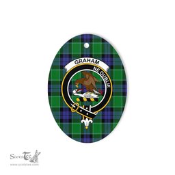 Graham Scottish Clan Plaid Ornament Gift. Christmas Tree Ornament Graham Clan Tartan Ornament,  ceramic ornament, personalized christmas ornaments, christmas tree ornaments, christmas door decorations, Plaid Ornament, Tartan Ceramic Ornament