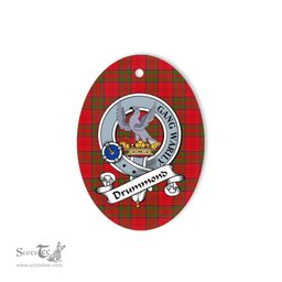 Drummond Scottish Clan Badge Plaid Ornament Gift. Christmas Tree Ornament Drummond Tartan Ornament,  ceramic ornament, personalized christmas ornaments, christmas tree ornaments, christmas door decorations, Plaid Ornament, Tartan Ceramic Ornament