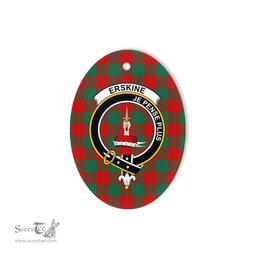 Erskine Scottish Clan Plaid Ornament Gift. Christmas Tree Ornament Erskine Clan Tartan Ornament,  ceramic ornament, personalized christmas ornaments, christmas tree ornaments, christmas door decorations, Plaid Ornament, Tartan Ceramic Ornament