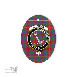 Hopkirk Scottish Clan Plaid Ornament Gift. Christmas Tree Ornament Hopkirk Clan Tartan Ornament,  ceramic ornament, personalized christmas ornaments, christmas tree ornaments, christmas door decorations, Plaid Ornament, Tartan Ceramic Ornament