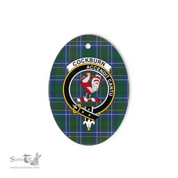 Cockburn Scottish Clan Plaid Ornament Gift. Christmas Tree Ornament Cockburn Clan Tartan Ornament,  ceramic ornament, personalized christmas ornaments, christmas tree ornaments, christmas door decorations, Plaid Ornament, Tartan Ceramic Ornament