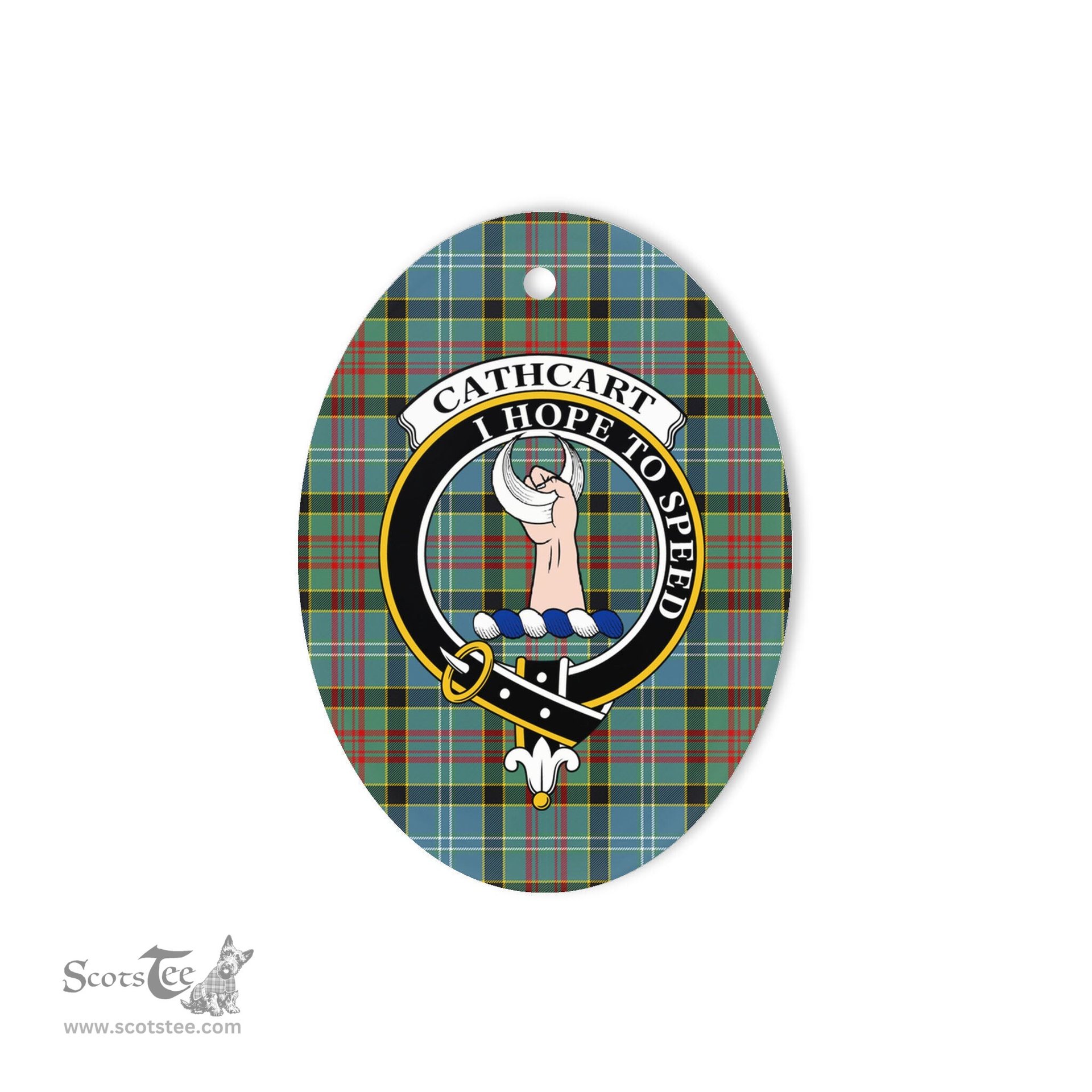 Cathcart Scottish Clan Plaid Ornament Gift. Christmas Tree Ornament Cathcart Clan Tartan Ornament,  ceramic ornament, personalized christmas ornaments, christmas tree ornaments, christmas door decorations, Plaid Ornament, Tartan Ceramic Ornament