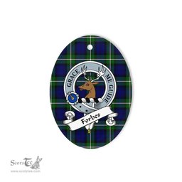 Forbes Scottish Clan Badge Plaid Ornament Gift. Christmas Tree Ornament Forbes Tartan Ornament,  ceramic ornament, personalized christmas ornaments, christmas tree ornaments, christmas door decorations, Plaid Ornament, Tartan Ceramic Ornament