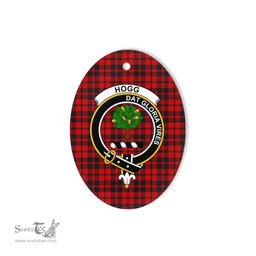 Hog Scottish Clan Plaid Ornament Gift. Christmas Tree Ornament Hog Clan Tartan Ornament,  ceramic ornament, personalized christmas ornaments, christmas tree ornaments, christmas door decorations, Plaid Ornament, Tartan Ceramic Ornament