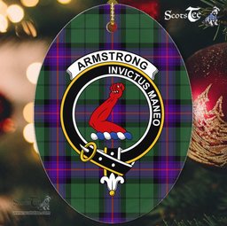 Armstrong Scottish Clan Plaid Ornament Gift. Christmas Tree Ornament Armstrong Clan Tartan Ornament,  ceramic ornament, personalized christmas ornaments, christmas tree ornaments, christmas door decorations, Plaid Ornament, Tartan Ceramic Ornament