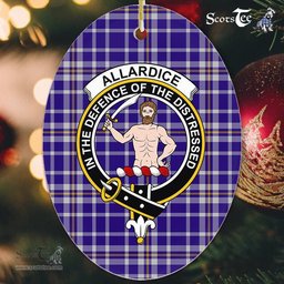 Allardice Scottish Clan Plaid Ornament Gift. Christmas Tree Ornament Allardice Clan Tartan Ornament,  ceramic ornament, personalized christmas ornaments, christmas tree ornaments, christmas door decorations, Plaid Ornament, Tartan Ceramic Ornament