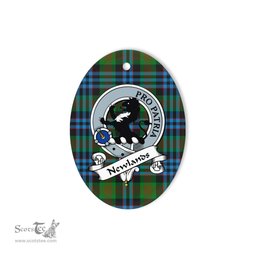 Newlands Scottish Clan Badge Plaid Ornament Gift. Christmas Tree Ornament Newlands Tartan Ornament,  ceramic ornament, personalized christmas ornaments, christmas tree ornaments, christmas door decorations, Plaid Ornament, Tartan Ceramic Ornament