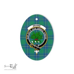 Irvine Scottish Clan Plaid Ornament Gift. Christmas Tree Ornament Irvine Clan Tartan Ornament,  ceramic ornament, personalized christmas ornaments, christmas tree ornaments, christmas door decorations, Plaid Ornament, Tartan Ceramic Ornament