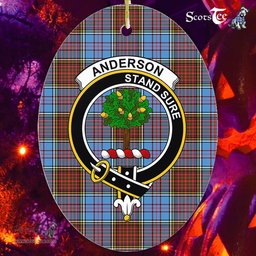 Anderson Scottish Clan Plaid Ornament Gift. Christmas Tree Ornament Anderson Clan Tartan Ornament,  ceramic ornament, personalized christmas ornaments, christmas tree ornaments, christmas door decorations, Plaid Ornament, Tartan Ceramic Ornament