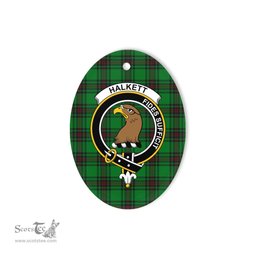 Halkett Scottish Clan Plaid Ornament Gift. Christmas Tree Ornament Halkett Clan Tartan Ornament,  ceramic ornament, personalized christmas ornaments, christmas tree ornaments, christmas door decorations, Plaid Ornament, Tartan Ceramic Ornament