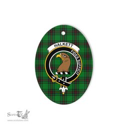 Halkett Scottish Clan Plaid Ornament Gift. Christmas Tree Ornament Halkett Clan Tartan Ornament,  ceramic ornament, personalized christmas ornaments, christmas tree ornaments, christmas door decorations, Plaid Ornament, Tartan Ceramic Ornament