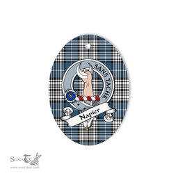 Napier Scottish Clan Badge Plaid Ornament Gift. Christmas Tree Ornament Napier Tartan Ornament,  ceramic ornament, personalized christmas ornaments, christmas tree ornaments, christmas door decorations, Plaid Ornament, Tartan Ceramic Ornament