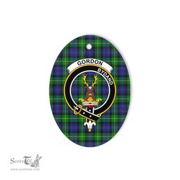 Gordon Scottish Clan Plaid Ornament Gift. Christmas Tree Ornament Gordon Clan Tartan Ornament,  ceramic ornament, personalized christmas ornaments, christmas tree ornaments, christmas door decorations, Plaid Ornament, Tartan Ceramic Ornament