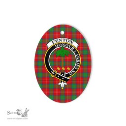 Fenton Scottish Clan Plaid Ornament Gift. Christmas Tree Ornament Fenton Clan Tartan Ornament,  ceramic ornament, personalized christmas ornaments, christmas tree ornaments, christmas door decorations, Plaid Ornament, Tartan Ceramic Ornament