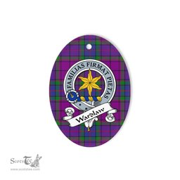 Wardlaw Scottish Clan Badge Plaid Ornament Gift. Christmas Tree Ornament Wardlaw Tartan Ornament,  ceramic ornament, personalized christmas ornaments, christmas tree ornaments, christmas door decorations, Plaid Ornament, Tartan Ceramic Ornament