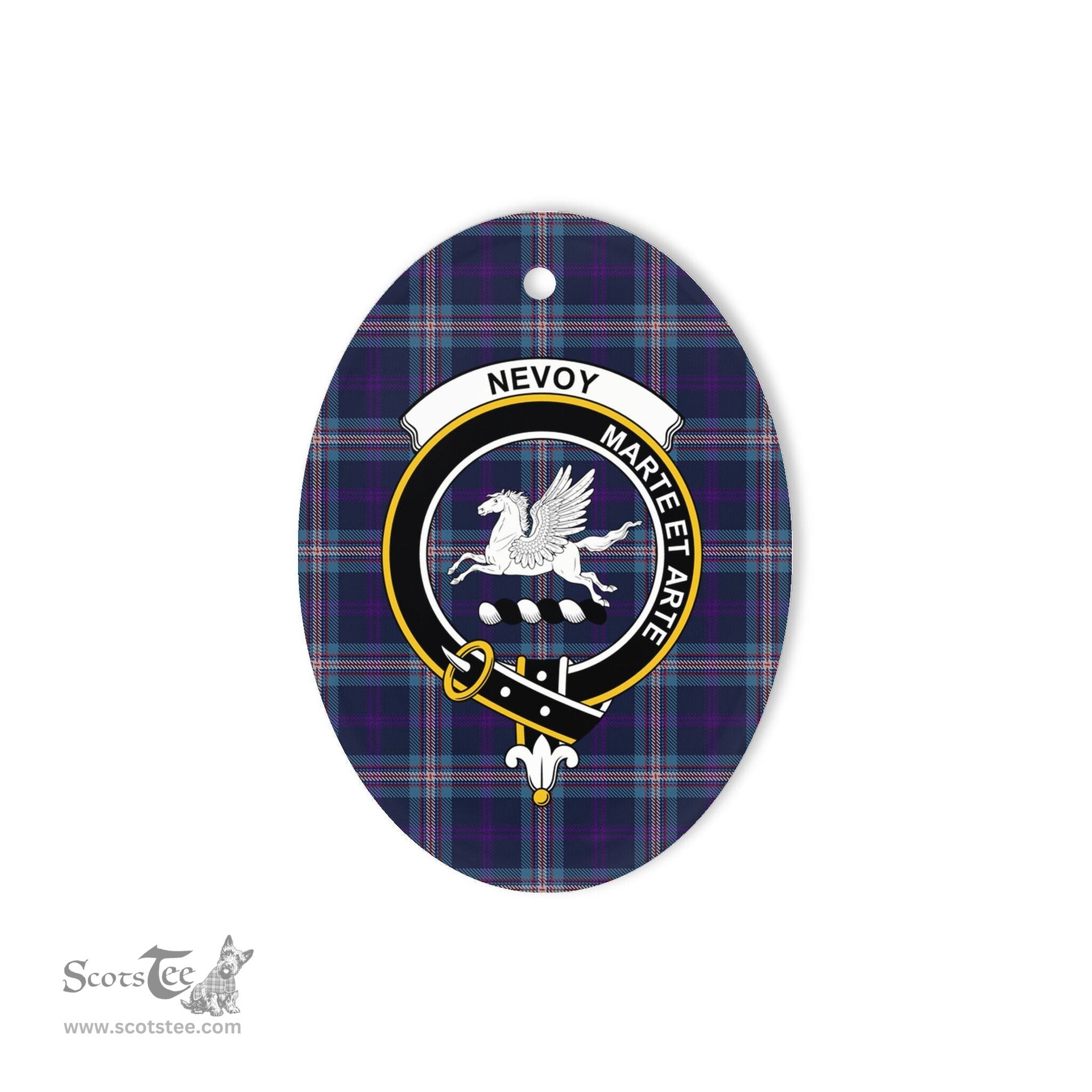 Nevoy Scottish Clan Plaid Ornament Gift. Christmas Tree Ornament Nevoy Clan Tartan Ornament,  ceramic ornament, personalized christmas ornaments, christmas tree ornaments, christmas door decorations, Plaid Ornament, Tartan Ceramic Ornament