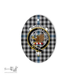 Gladstone Scottish Clan Plaid Ornament Gift. Christmas Tree Ornament Gladstone Clan Tartan Ornament,  ceramic ornament, personalized christmas ornaments, christmas tree ornaments, christmas door decorations, Plaid Ornament, Tartan Ceramic Ornament