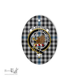 Gladstone Scottish Clan Plaid Ornament Gift. Christmas Tree Ornament Gladstone Clan Tartan Ornament,  ceramic ornament, personalized christmas ornaments, christmas tree ornaments, christmas door decorations, Plaid Ornament, Tartan Ceramic Ornament