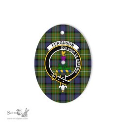 Ferguson Scottish Clan Plaid Ornament Gift. Christmas Tree Ornament Ferguson Clan Tartan Ornament,  ceramic ornament, personalized christmas ornaments, christmas tree ornaments, christmas door decorations, Plaid Ornament, Tartan Ceramic Ornament