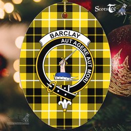 Barclay Scottish Clan Plaid Ornament Gift. Christmas Tree Ornament Barclay Clan Tartan Ornament,  ceramic ornament, personalized christmas ornaments, christmas tree ornaments, christmas door decorations, Plaid Ornament, Tartan Ceramic Ornament
